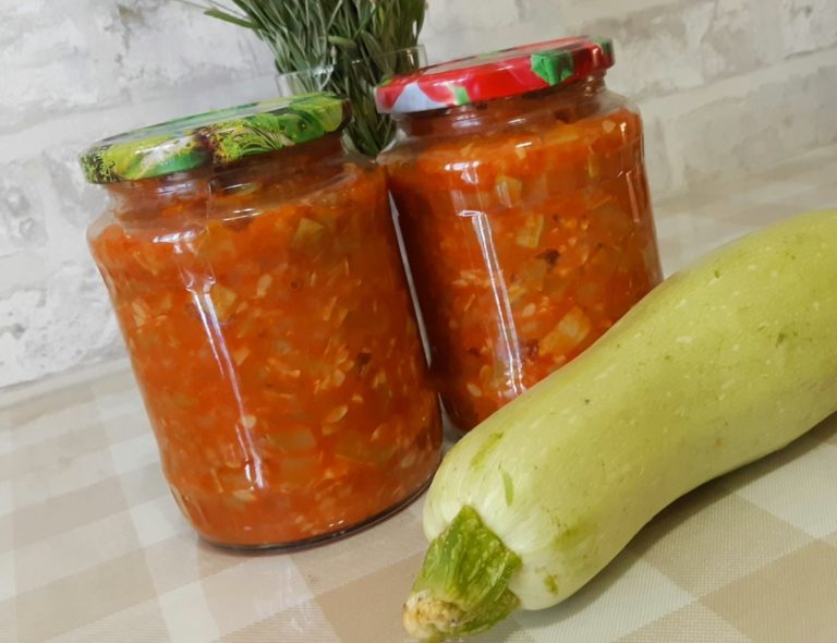 Pasta din dovlecei pentru iarna